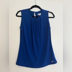 Calvin Klein Royal Blue Women’s Sleeveless Blouse